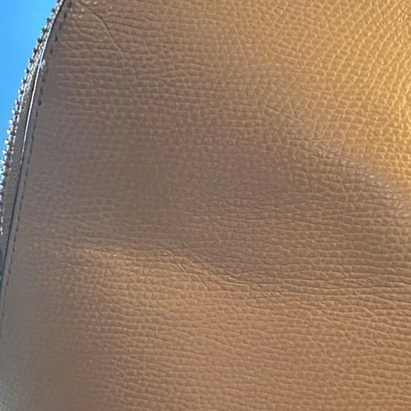 Coach Nude/Beige Leather Satchel Bag - Picture 15 of 16